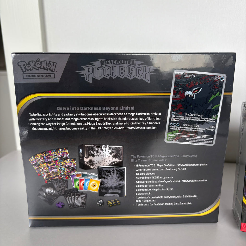 Mega Evolution Pitch Black – Booster Box, ETB & Booster Bundle | Sealed