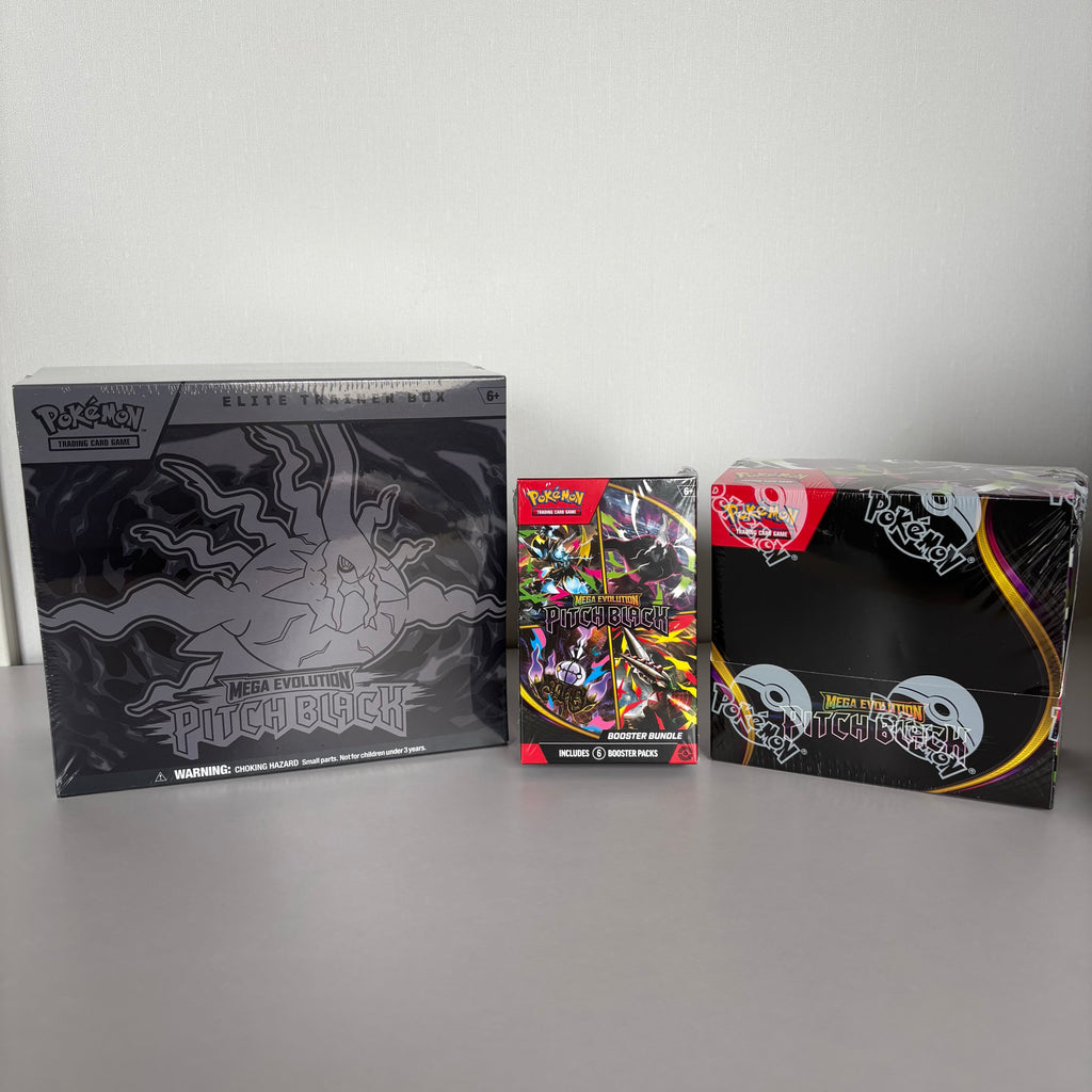 Mega Evolution Pitch Black – Booster Box, ETB & Booster Bundle | Sealed