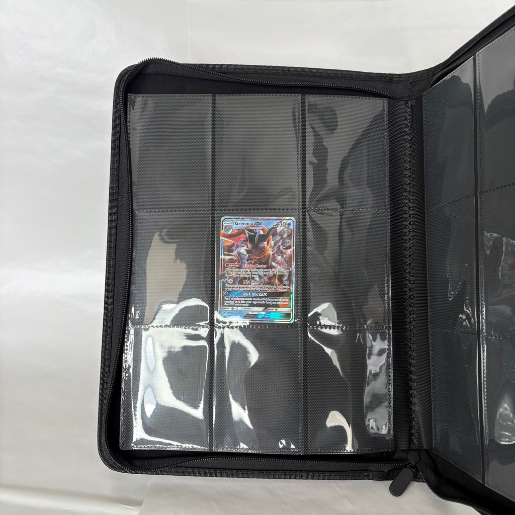 Pokémon Pärm 360 Fickor | Svart med Dragkedja | Binder