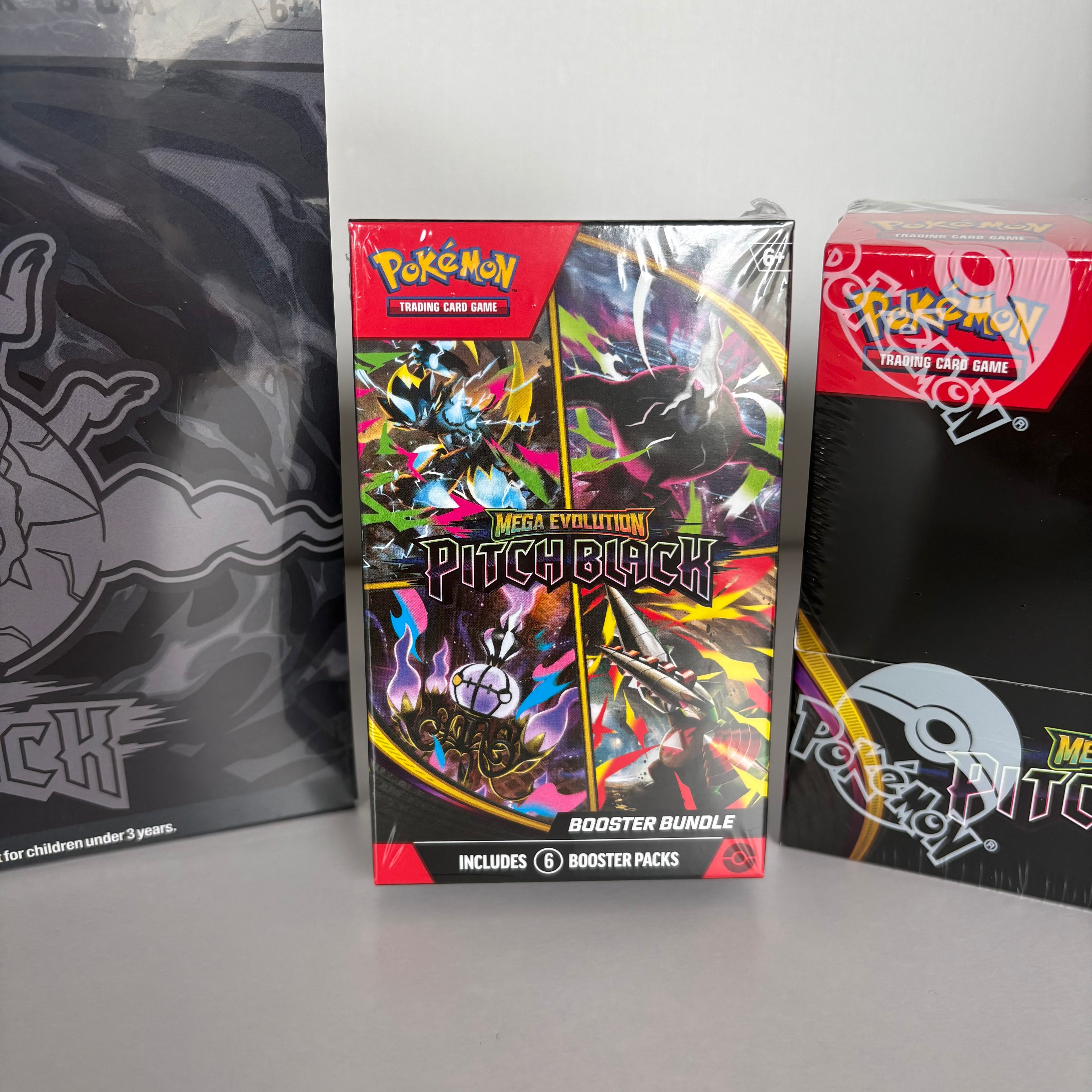 Mega Evolution Pitch Black – Booster Box, ETB & Booster Bundle | Sealed